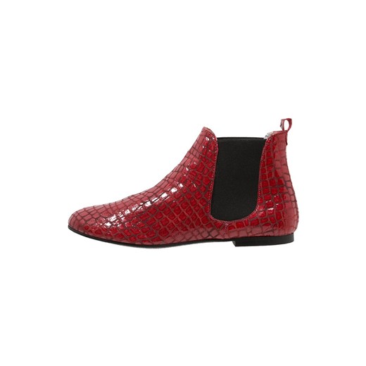Ippon Vintage SUN RETRO Ankle boot rouge zalando czerwony bez zapięcia