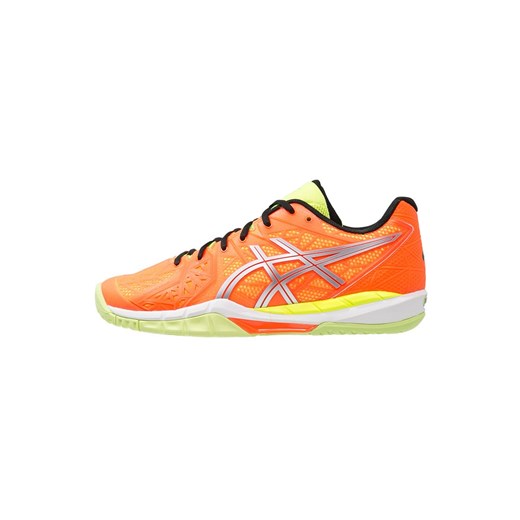 ASICS GELFIREBLAST 2 Obuwie do piłki ręcznej hot orange/silver/flash yellow zalando zolty Buty do siatkówki męskie