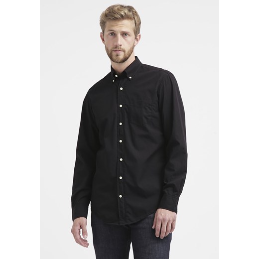 Gant LAKE SADE REGULAR FIT Koszula black zalando czarny bez wzorów/nadruków