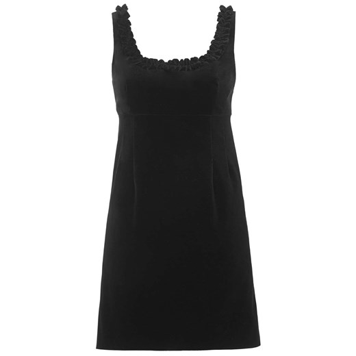 Angie Velvet Mini Dress by Unique topshop czarny lato