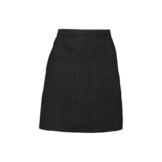 Black Mock Croc Mini Skirt tkmaxx czarny lato