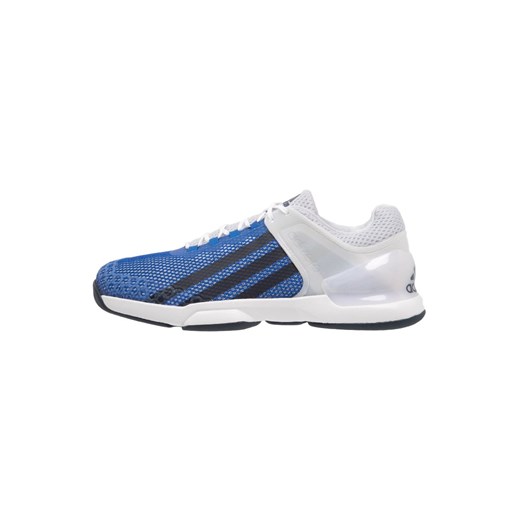 adidas Performance ADIZERO UBERSONIC Obuwie do tenisa Outdoor white/collegiate navy/blue zalando niebieski Buty do tenisa męskie