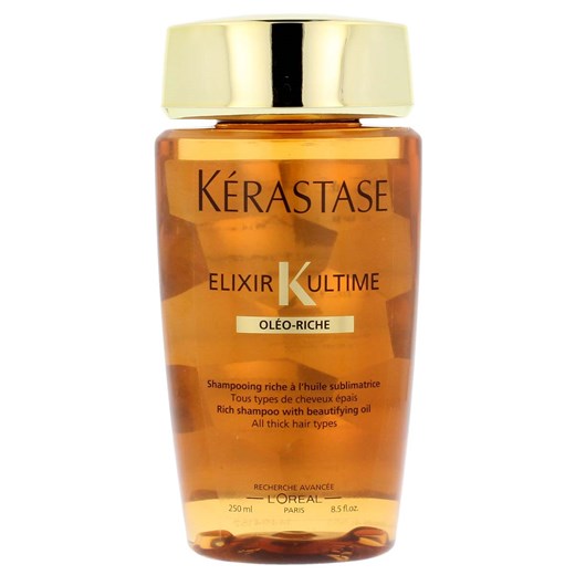 Kerastase Elixir Ultime Oleo-Riche Szampon do wszystkich rodzajów włosów 250 ml perfumeria pomaranczowy krem nawilżający