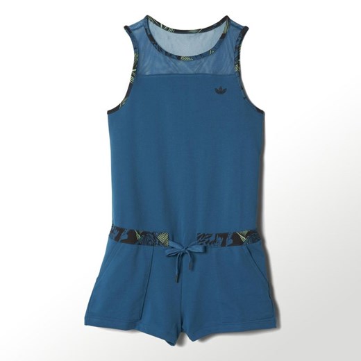 Kombinezon adidas ORIGINALS Hawaii Jumpsuit W S19995 hurtowniasportowa-net niebieski bawełna