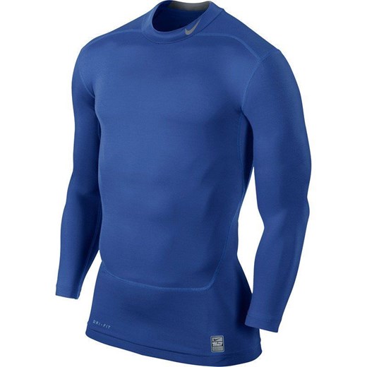 Koszulka termoaktywna Nike Core Compression LS MOCK 2.0 449795-494 hurtowniasportowa-net niebieski fitness