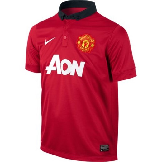 Koszulka piłkarska Nike Repl Manchester United Junior 532849-624 hurtowniasportowa-net czerwony haft