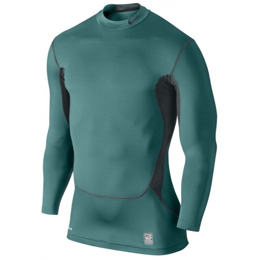 Koszulka termoaktywna Nike Hyperwarm DRI-FIT Max Compression M 479921-300 hurtowniasportowa-net zielony elastan