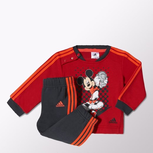 Dres adidas Mickey Set Kids M62951 hurtowniasportowa-net czerwony bawełna