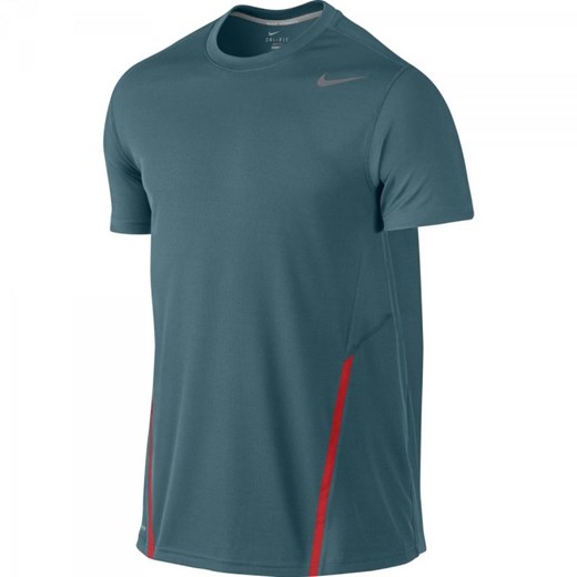 Koszulka tenisowa Nike Power UV Crew 523217-320 hurtowniasportowa-net zielony poliester