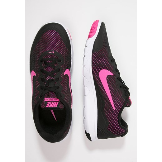 Nike Performance FLEX EXPERIENCE 4 Obuwie do biegania Lekkość black/pink foil/white zalando szary do biegania
