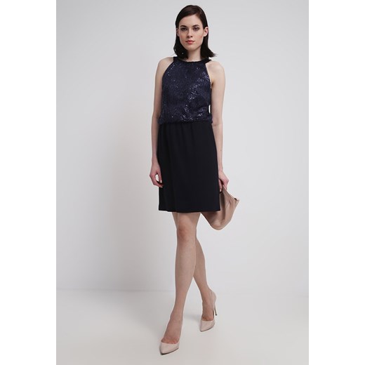 Esprit Collection Sukienka koktajlowa navy zalando czarny klasyczny