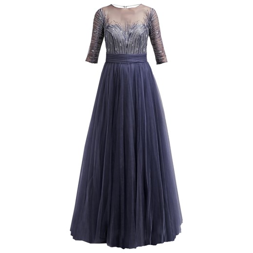 Luxuar Fashion Suknia balowa grey blue zalando czarny balowe