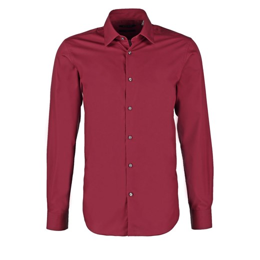 Esprit Collection SLIM FIT Koszula biznesowa garnet red zalando czerwony abstrakcyjne wzory