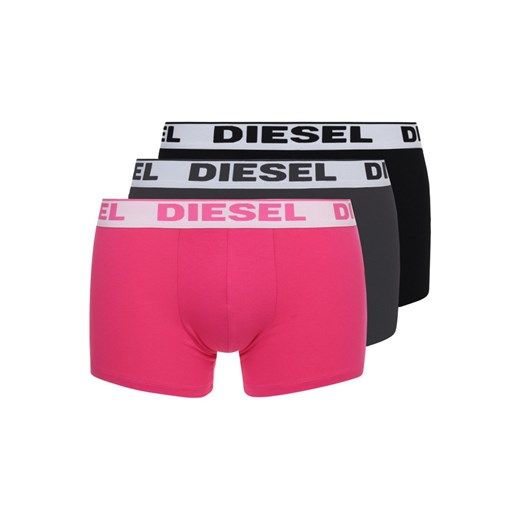 Diesel SHAWN 3 PACK Panty pink/grey/black zalando rozowy bawełna