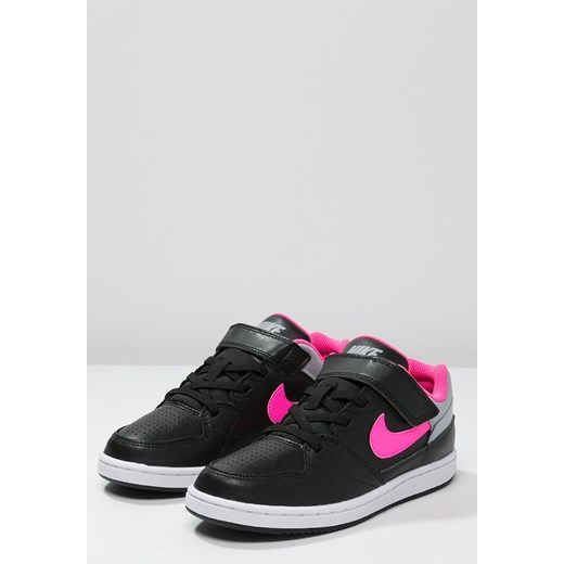 Nike Sportswear PRIORITY Tenisówki i Trampki black/pink pow/wolf grey zalando czarny skóra