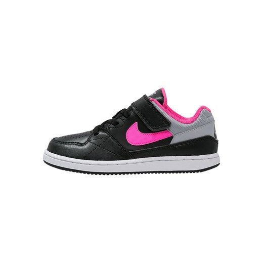 Nike Sportswear PRIORITY Tenisówki i Trampki black/pink pow/wolf grey zalando czarny na rzepy