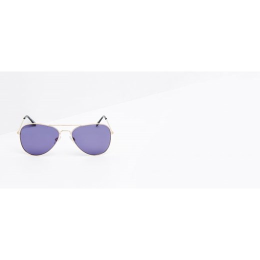 Okulary przeciwsłoneczne reserved fioletowy lato