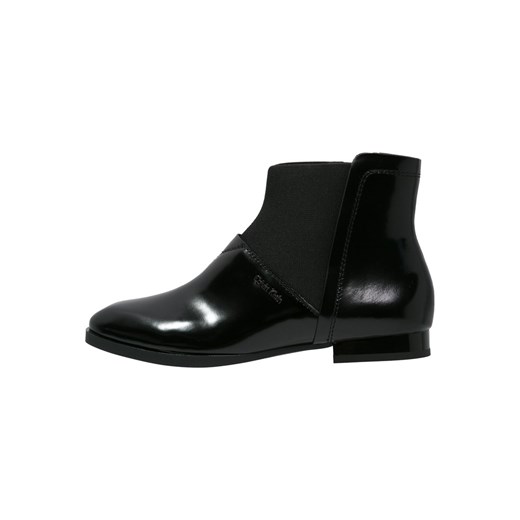 Calvin Klein PORTIA Ankle boot black zalando czarny abstrakcyjne wzory
