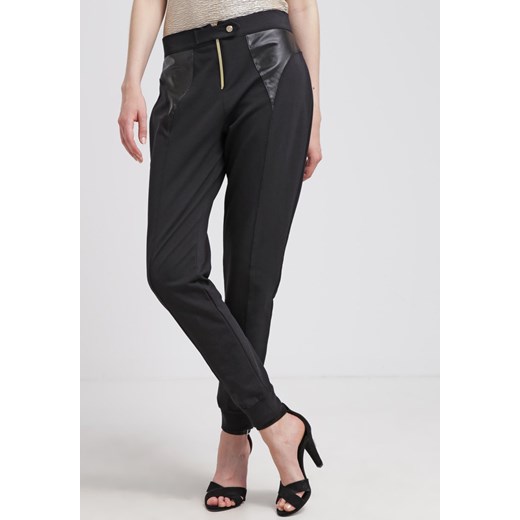 Versace Jeans Spodnie materiałowe black zalando czarny casual