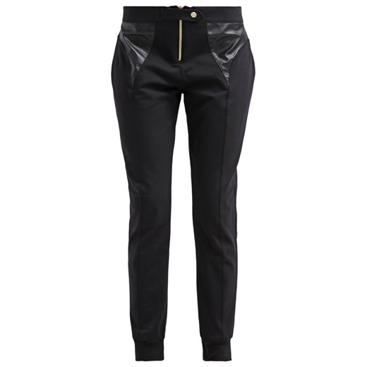 Versace Jeans Spodnie materiałowe black zalando czarny bawełna