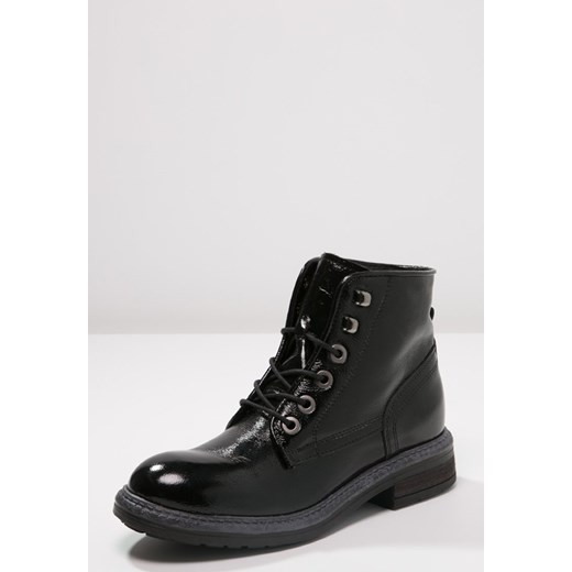 Zign Ankle boot black zalando czarny bez wzorów/nadruków