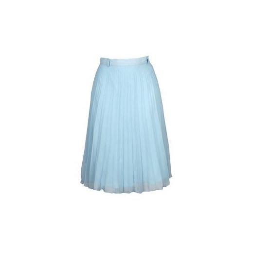 Heine spódnica plisowana błękitna n-fashion-pl niebieski klasyczny