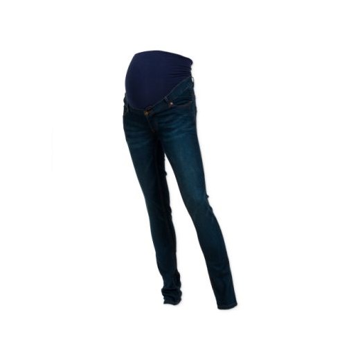 ESPRIT Spodnie dla kobiet w ciąży jeans denim darkwash pinkorblue-pl czarny damskie