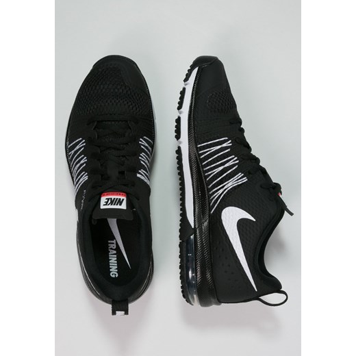 Nike Performance AIR MAX EFFORT TR Obuwie treningowe black/white/bright crimson zalando czarny fitness
