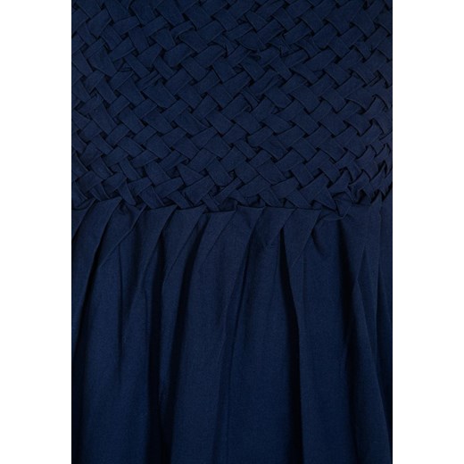 s.Oliver Sukienka koktajlowa dark blue zalando  krótkie