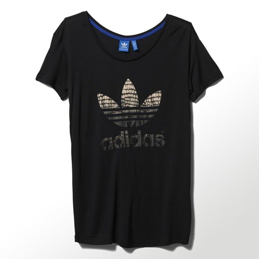 Koszulka adidas ORIGINALS New York Trefoil Tee W S19980 hurtowniasportowa-net czarny Bluzki z nadrukiem