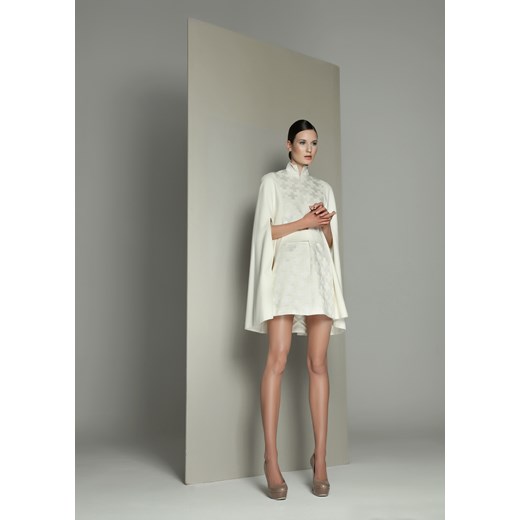 Płaszcz Peleryna showroom-pl szary