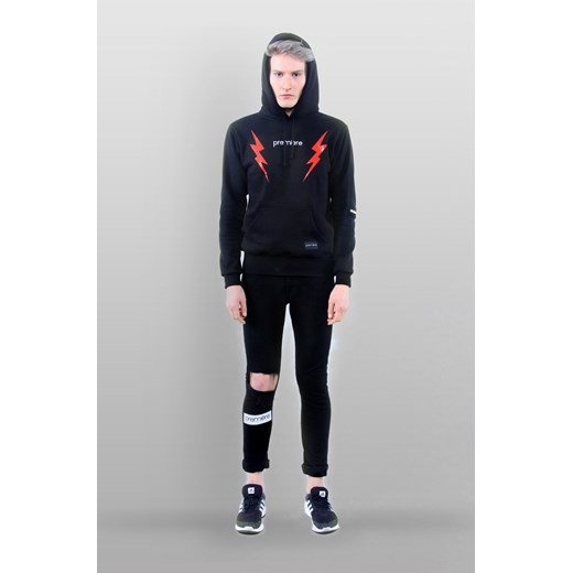 Bluza Thunder Hoodie Black showroom-pl czarny haft