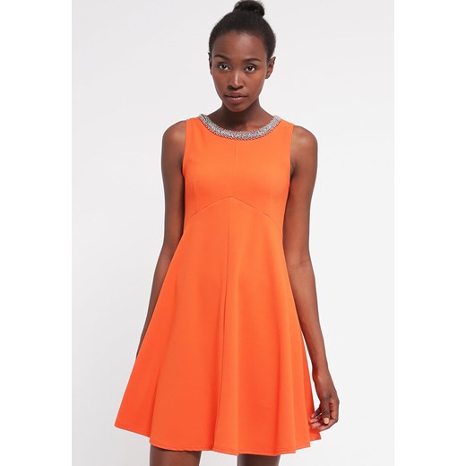 Dorothy Perkins Sukienka letnia orange zalando pomaranczowy elastan