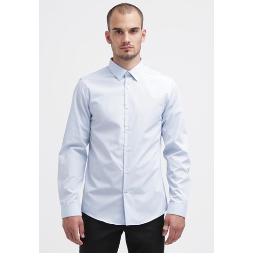 Burton Menswear London SLIM FIT Koszula blue zalando niebieski bez wzorów/nadruków