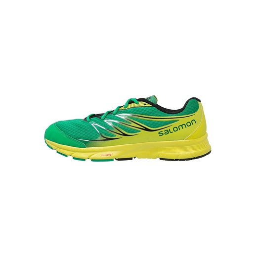 Salomon SENSE LINK Obuwie do biegania Lekkość real green/gecko green/black zalando zielony Buty do biegania męskie