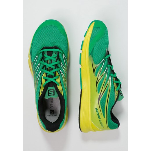 Salomon SENSE LINK Obuwie do biegania Lekkość real green/gecko green/black zalando zielony lekkie