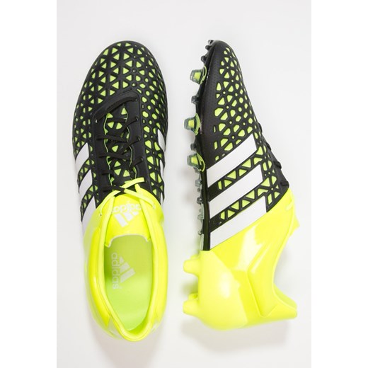 adidas Performance ACE 15.1 FG/AG Korki Lanki solar yellow/white/core black zalando zielony Korki męskie