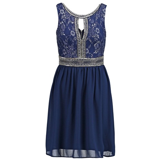 TFNC DENVER Sukienka koktajlowa navy zalando granatowy boho