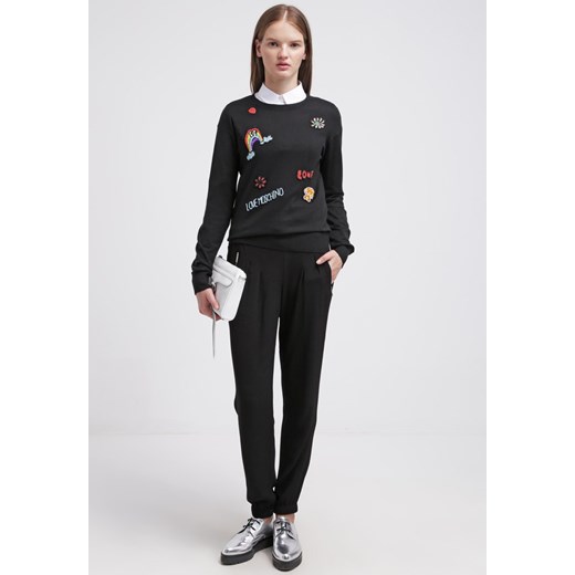 Love Moschino Sweter black zalando czarny casual
