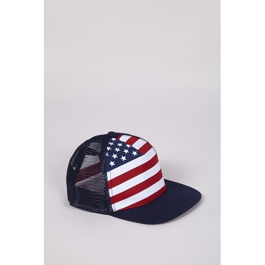 Baseball cap with flag terranova czarny 
