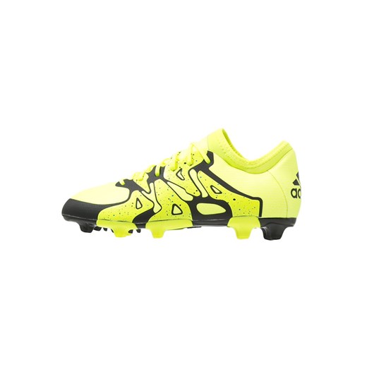 adidas Performance X 15.1 FG/AG Korki Lanki solar yellow/core black zalando zolty Buty chłopięce do piłki nożnej