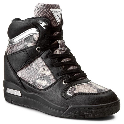 Sneakersy GUESS - Jadrin4 FL3JAD PEL12 BLACK eobuwie-pl szary jesień