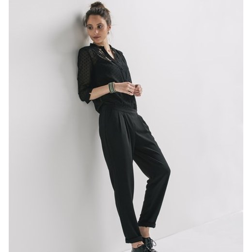 Kombinezon damski promod-pl czarny elegancki