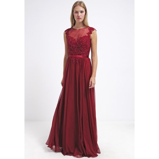 Luxuar Fashion Suknia balowa bordeaux zalando czerwony boho
