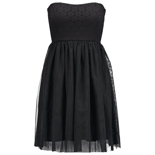 ONLY ONLPRINCESS Sukienka koktajlowa black zalando czarny bez wzorów/nadruków