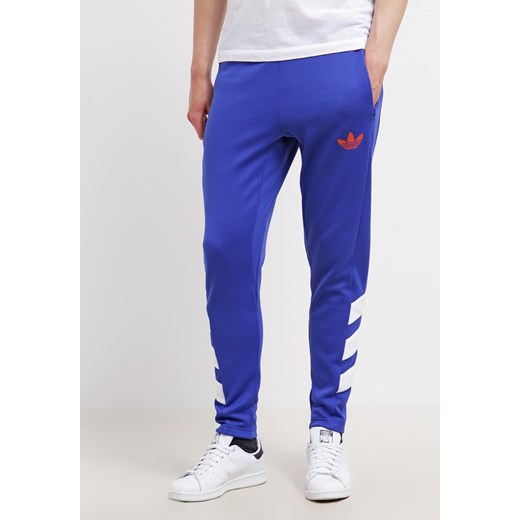 adidas Originals TREFOIL Spodnie treningowe bold blue zalando niebieski bez wzorów/nadruków