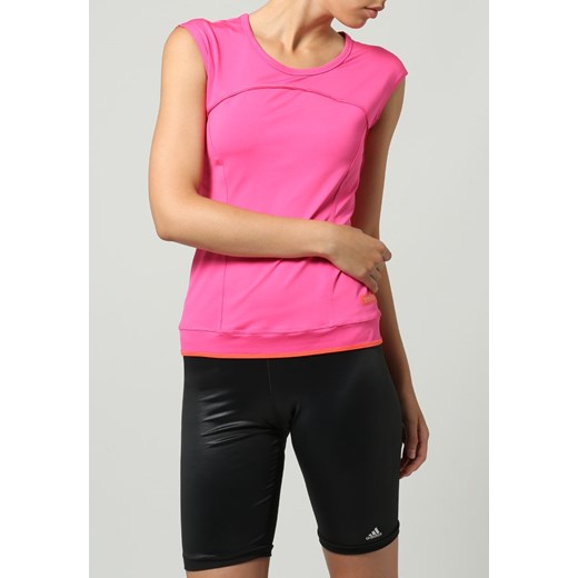 adidas by Stella McCartney THE PERF Koszulka sportowa hot pink zalando rozowy elastan