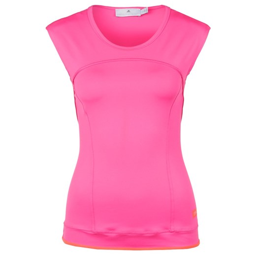 adidas by Stella McCartney THE PERF Koszulka sportowa hot pink zalando rozowy sportowy