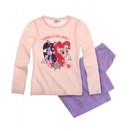 Piżama dziecięca dla dziewczynki My Little Pony (różowa góra) - rozmiar 92 piccolino-sklep-pl bezowy bawełna