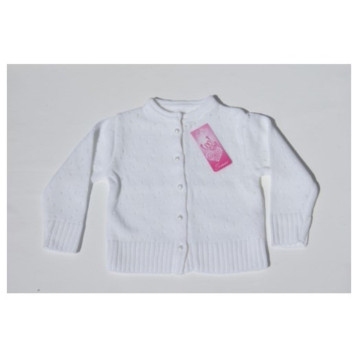 Sweterek dziecięcy zapinany - rozmiar 116 piccolino-sklep-pl szary akryl